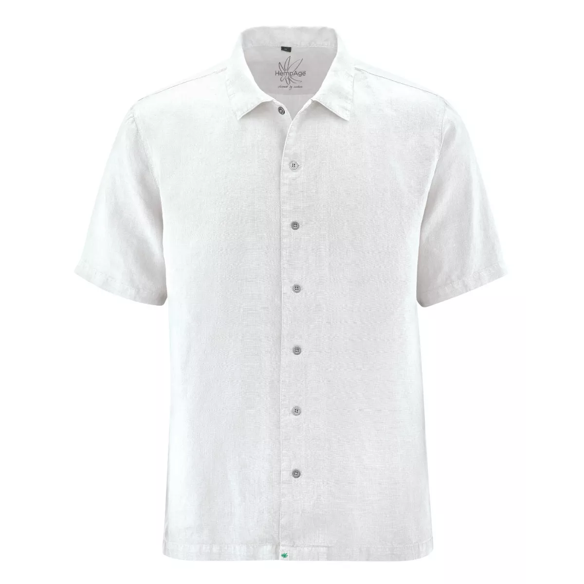 Chemise homme manches courtes 100% chanvre