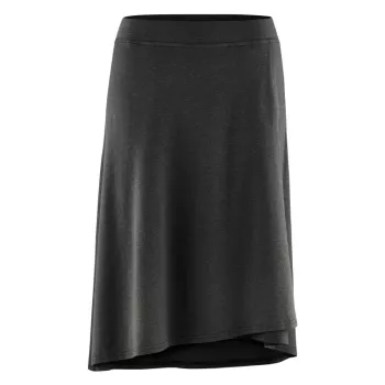 Jupe femme portefeuille en jersey noire