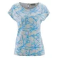 Tee-shirt femme manches courtes imprimé corail