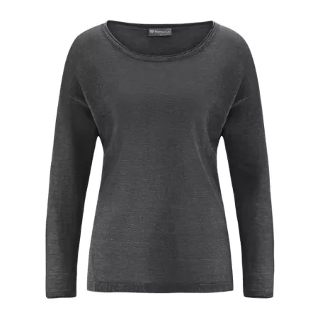 Pull léger femme 100% chanvre naturel tissu tricoté