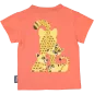 T-shirt enfant guépard rose coton bio et écoresponsable