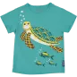 T-shirt enfant vert tortue coton bio et écoresponsable