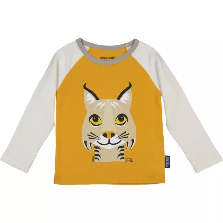 T-shirt manches longues raglan lynx
