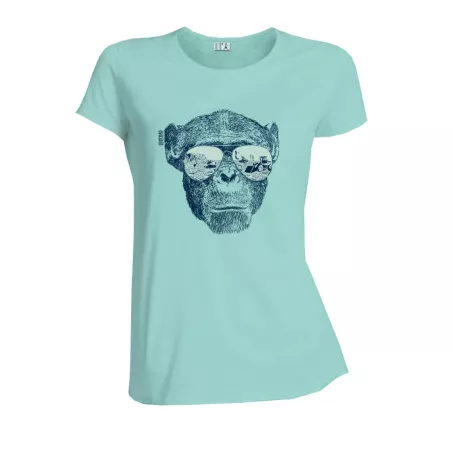 T-shirt éthique femme en coton bio Homo Eradicus