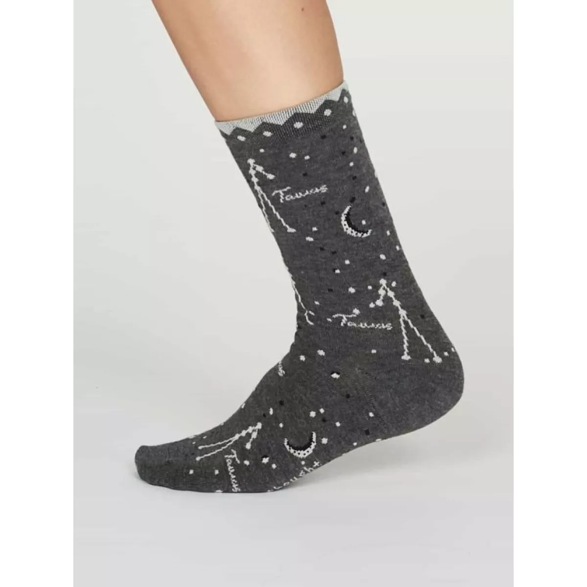 Chaussettes signes astrologiques pour femme en bambou