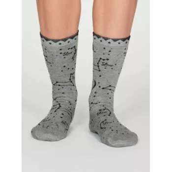 Chaussettes femme signe du zodiac lion