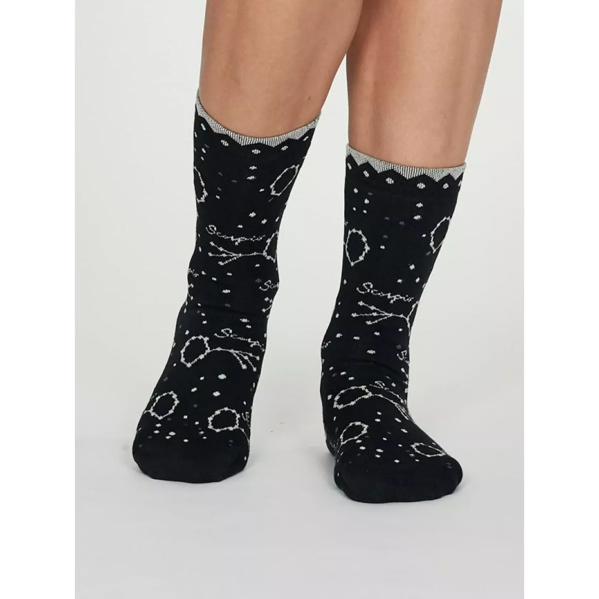 Chaussettes signes astrologiques pour femme en bambou