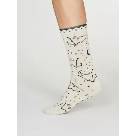 Chaussettes signes astrologiques pour femme en bambou