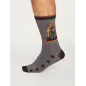 Coffrets cadeaux bio 4 paires de chaussettes homme en bambou thème jazz