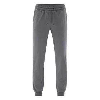 Pantalon de sport couleur taupe chanvre coton bio