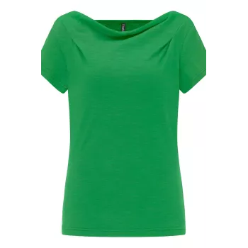 Chemise Jersey unicolore verte avant