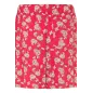 Jupe en 100 % de viscose EcoVero, motif à fleurs, rouge