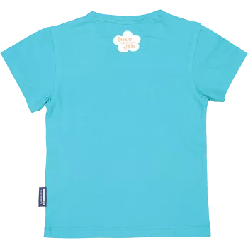 T-Shirt Coton Bio bleu Toucan