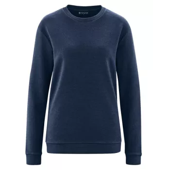 Sweat shirt unisexe bleu marine en chanvre et coton bio