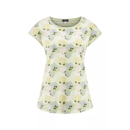 Haut de pyjama coton bio imprimé lotus