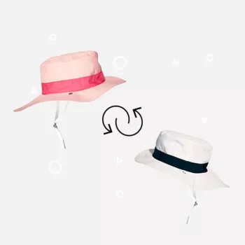 chapeau anti-uv kapel panama pink