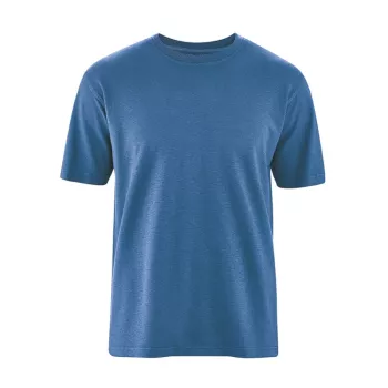 T-shirt uni bleu mer