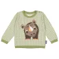 Pull vert tricot enfant coton bio rhinocéros