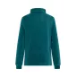 Veste zippée col haut, en coton bio, couleur unie, GOTS