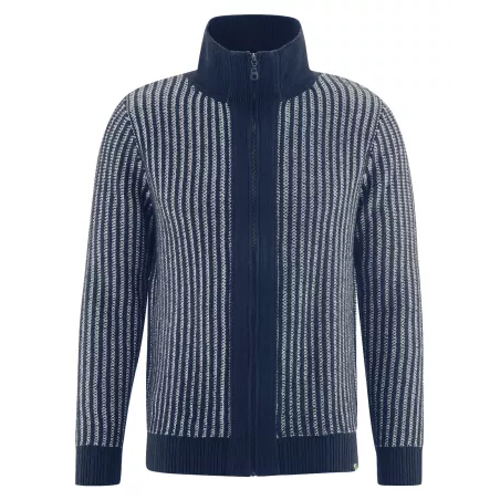 Cardigan homme en chanvre et coton bio