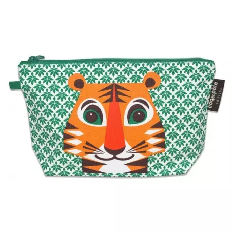 Trousse verte tigre