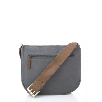 Sac bandoulière design gris 