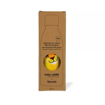 Gourde jaune lion emballage carton