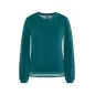 Pull, sweat effet velours coton bio et polyester recyclé