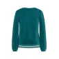 Pull, sweat effet velours coton bio et polyester recyclé