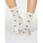 Chaussettes bambou imprimé coeur 