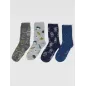 Boîte cadeau chaussettes bambou imprimé jardinage