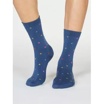 Chaussettes à pois en bambou 