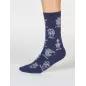 Boîte cadeau chaussettes bambou imprimé jardinage