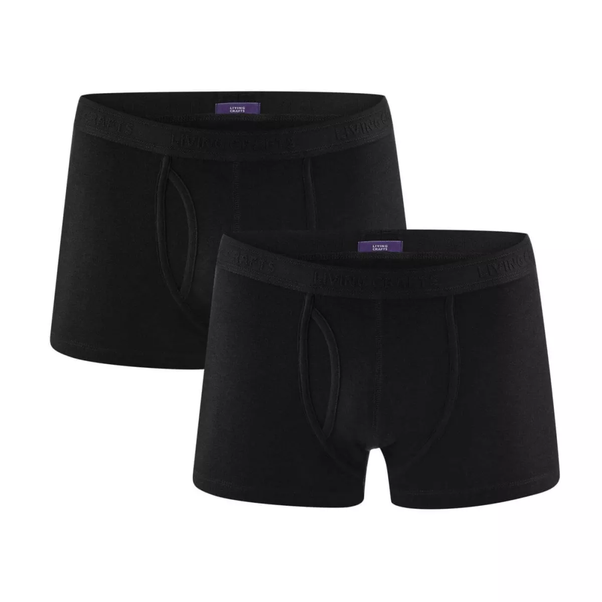 Lot de 2 Boxers bleu marine coton bio 