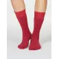 Chaussettes moelleuses rouges, bleues ou grises