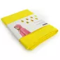 Cape de bain coton bio jaune, rose, bleue