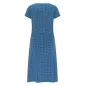 Robe jersey tangram bleue