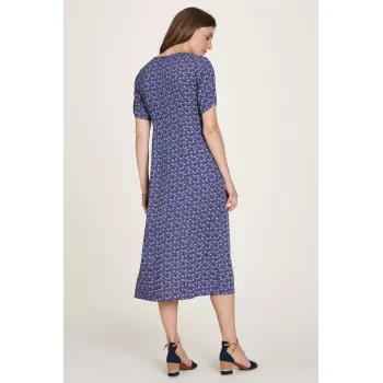 Robe EcoVero bleue