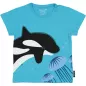 T-shirt enfant bleu orque coton bio