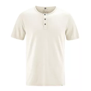 Tee shirt blanc col rond chanvre