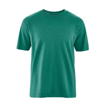 T-Shirt éthique chanvre et coton bio couleur vert jungle