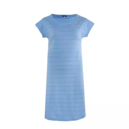 Chemise de nuit bleue 100% coton biologique 