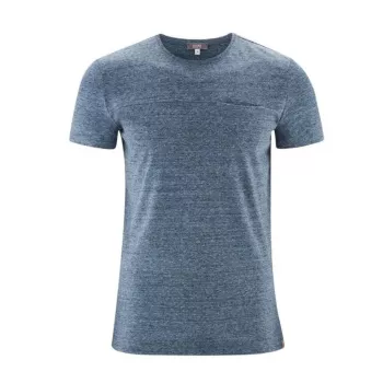 Tee-shirt homme coton bio et lin bio Living Crafts