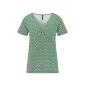 T-shirt, top coton bio avec imprimé