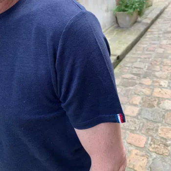 Tee-shirt en lin bio fabriqué en Normandie