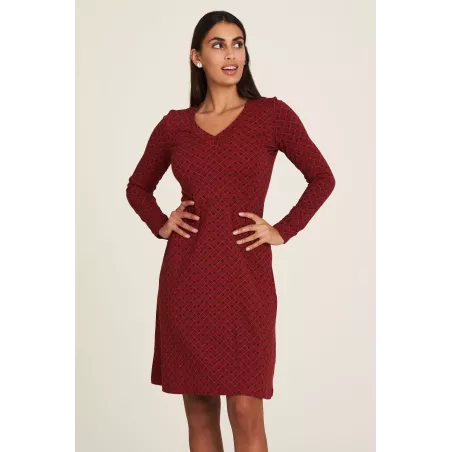 Robe Jersey Femme rouge 