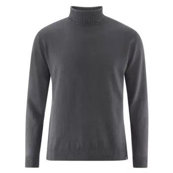 Pull col roulé anthracite