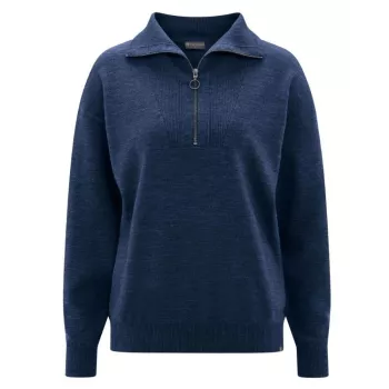 Pull Troyer Femme Chanvre Navy