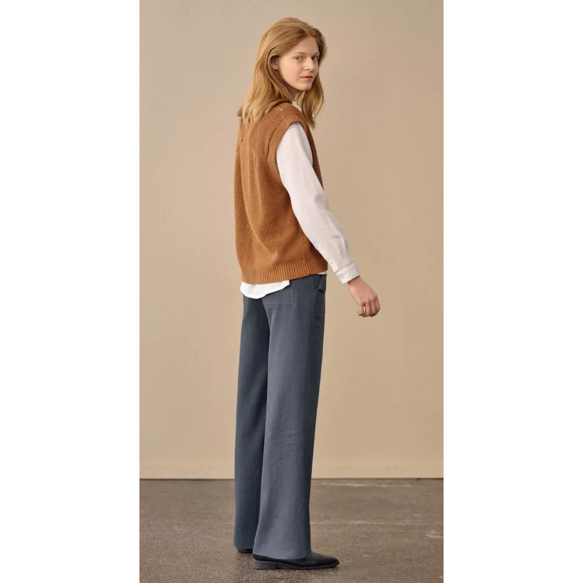 Pantalon Palazzo Femme Chanvre 