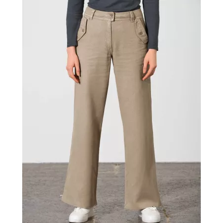 Pantalon Palazzo Femme Chanvre 